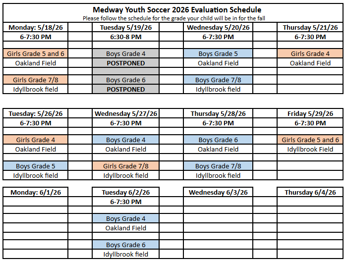 schedule